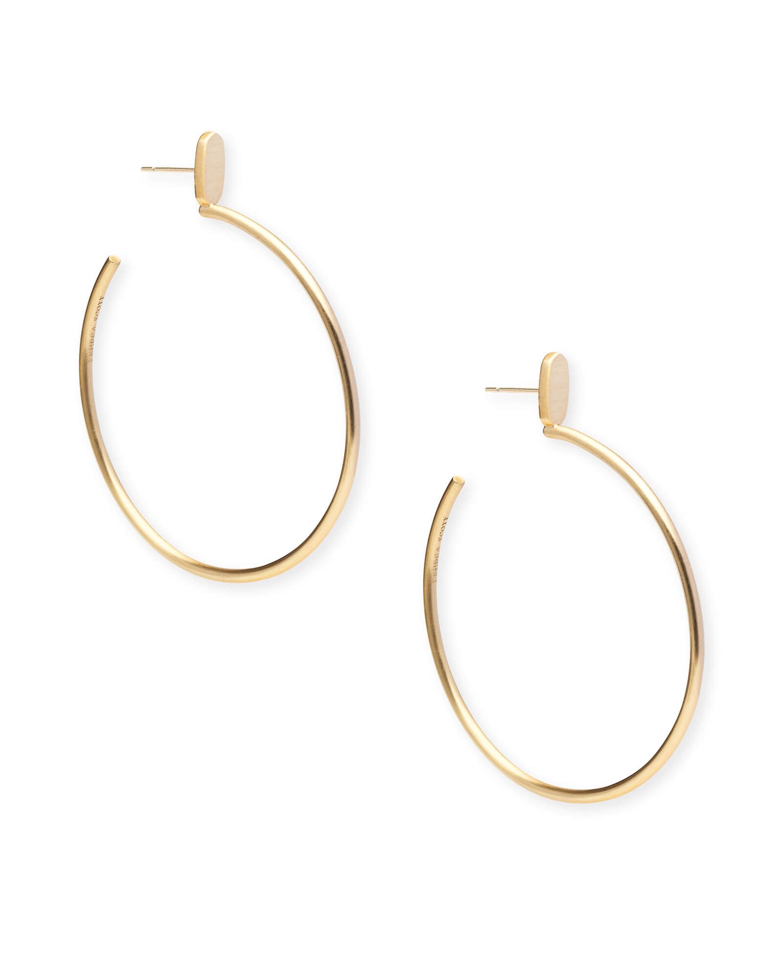 Pepper Hoop Earrings in Gold | Kendra Scott