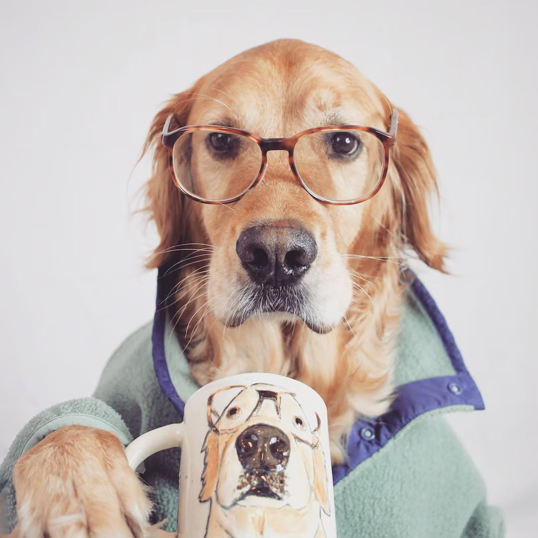 Custom Pet Portrait Mug Created From Your Photo Personalized Custom Pet Portrait Gift Dog Cat Pet... | Etsy (US)