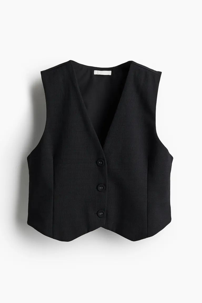 Suit Vest - Black - Ladies | H&M US | H&M (US + CA)