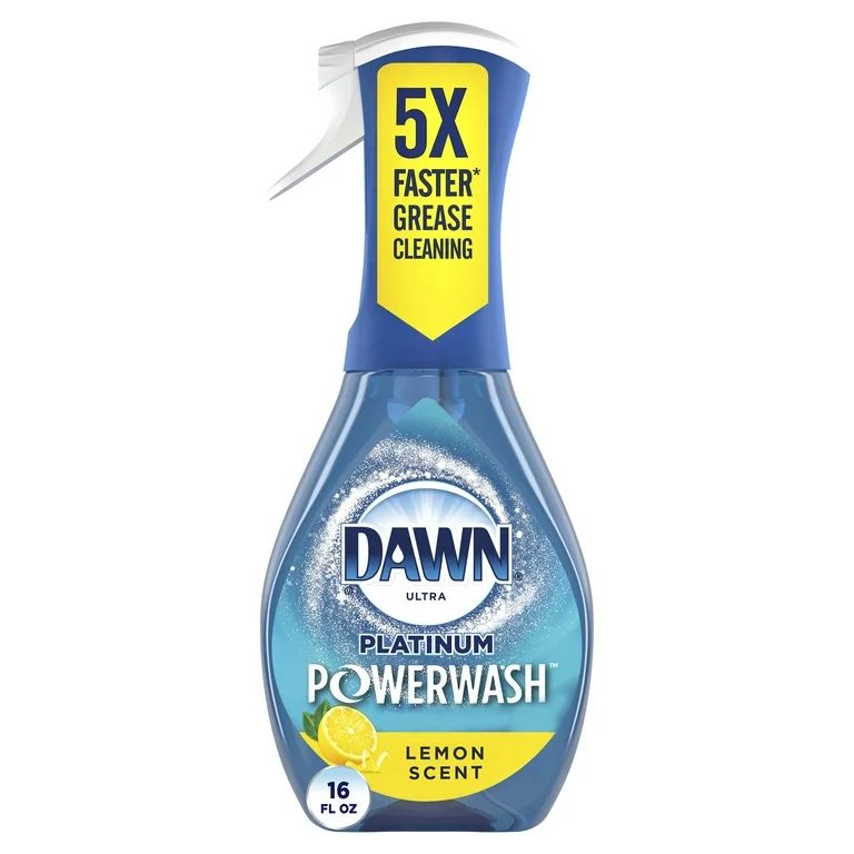 Dawn Platinum Powerwash Dish Spray, Dish Soap, Lemon Starter Kit, 16 fl oz | Walmart (US)
