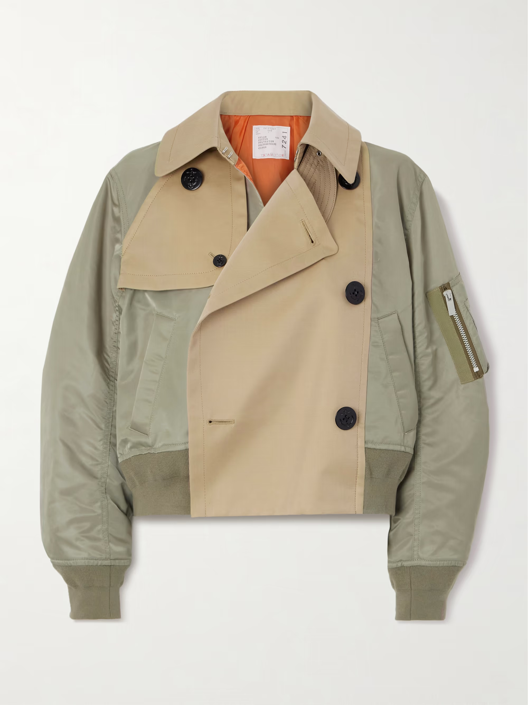 Shell and cotton-blend gabardine jacket | NET-A-PORTER (US)