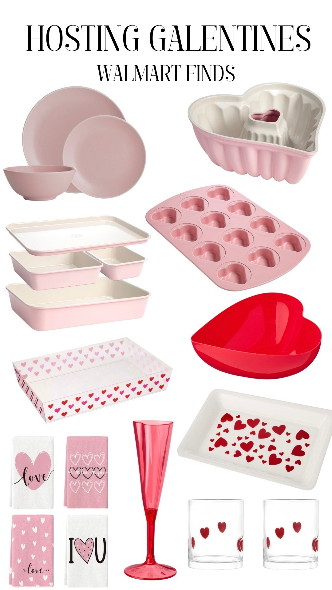 Hosting a Galentines party?? Walmart has so many cute things right now! ❤️