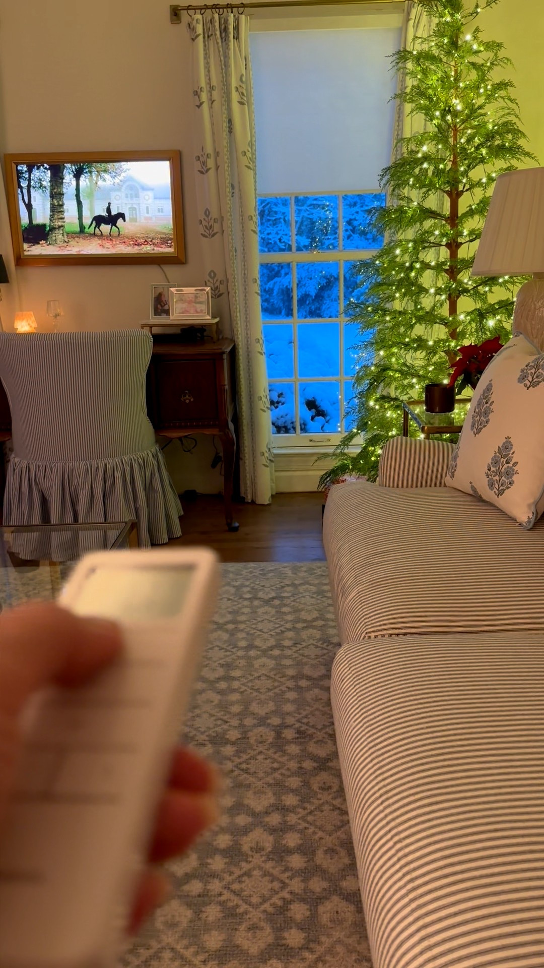 Cozy living room, Christmas tree 

#LTKSaleAlert #LTKHome #LTKHoliday