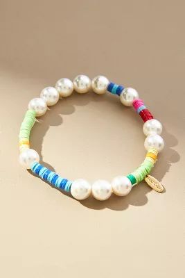 Stretchy Glass-Pearl Bracelet | Anthropologie (US)