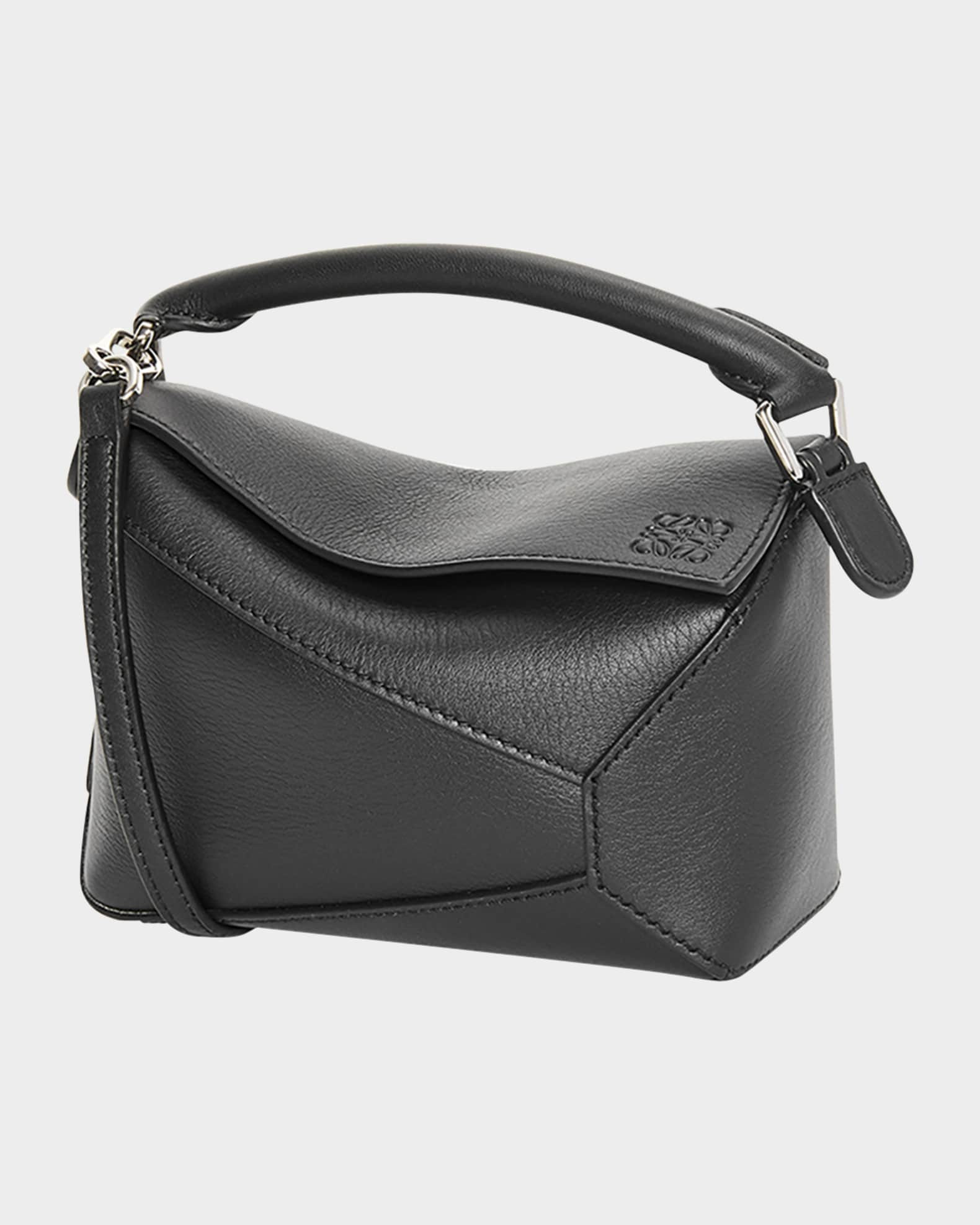 Loewe x Paula's Ibiza Puzzle Edge Mini Top-Handle Bag in Leather | Neiman Marcus