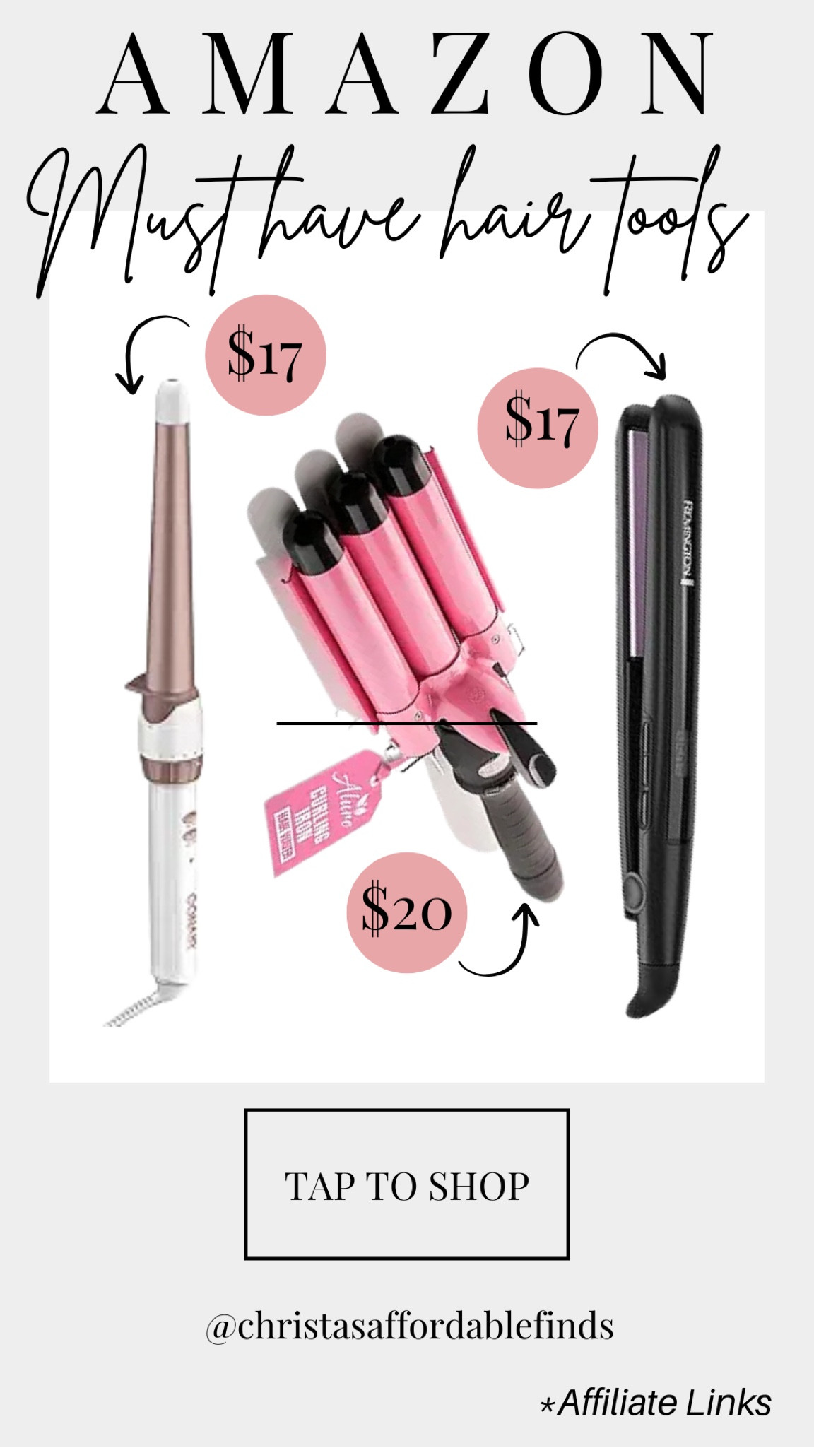 Amazon Hair Tools you need for $20 or less! These are tried and true and work amazing! I’ve had my $17 curling wand for years and love it! 



#LTKSaleAlert #LTKBeauty #LTKStyleTip