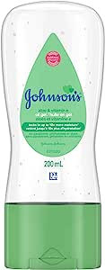 Johnson's Baby Oil Gel with Aloe Vera, Vitamin E and Mineral Oil, 200 ml | Amazon (CA)