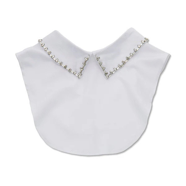 WHITE CRYSTAL STITCH COLLAR | LELE SADOUGHI