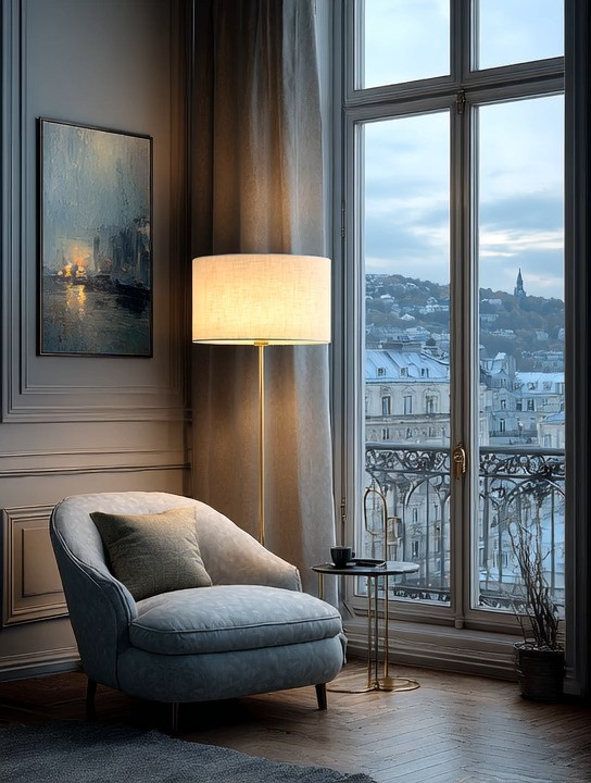 Did you know harsh overhead lighting can completely ruin the mood of a room at night?

Especially when you have beautiful evening views, large windows, city lights, or a cozy corner where you simply want to slow down and relax.

This is why layered lighting matters so much in elegant homes.

A beautiful floor lamp instantly changes the atmosphere of a space. During the day, an ivory shade with a slim gold base looks sculptural and elegant on its own. But at night, once lit, it creates the softest warmth that makes the room feel calm, luxurious, and incredibly inviting.

And honestly, floor lamps are one of the most underrated decor pieces in modern homes.

They soften harsh lighting.
They create ambiance.
They add height and elegance.
And they make even the simplest chair by the window feel like a beautiful intentional corner.

This is the kind of lighting that makes you want to sit down with tea, a book, your thoughts, or simply admire the evening view in silence.

In this edit, we included elegant floor lamps in timeless finishes and styles to help you create warm layered lighting throughout your home.

#HomeLighting #CozyHome #ElegantInteriors 

 #LTKHome