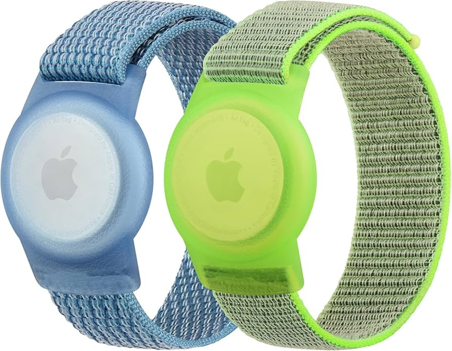 Meliya Nylon AirTag Bracelet for Kids, 2 Pack Nylon Watch Bands Compatible with AirTag, Adjustabl... | Amazon (US)