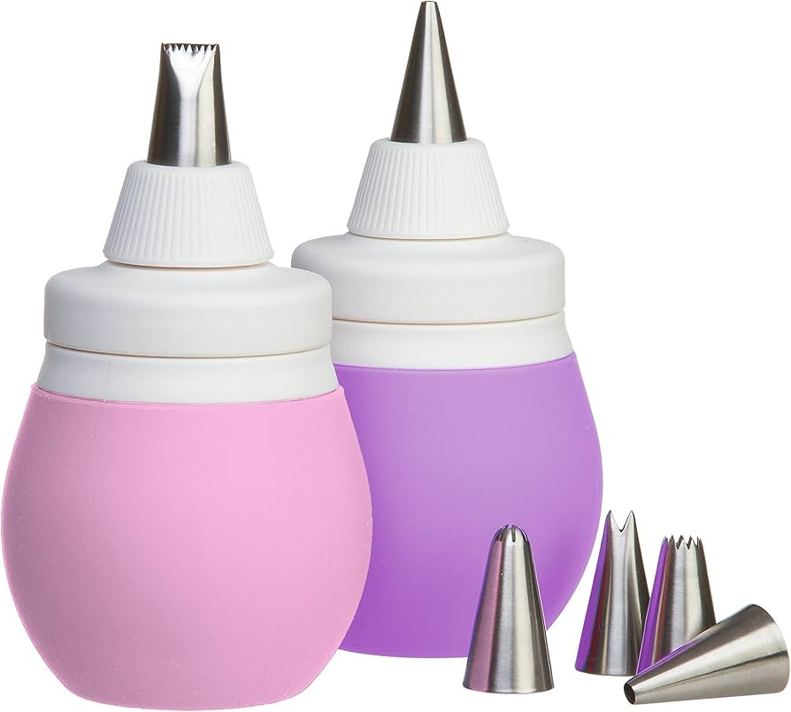 Prepworks by Progressive 8-Piece Frosting Bulb Decorating Kit (Pink) | Amazon (US)