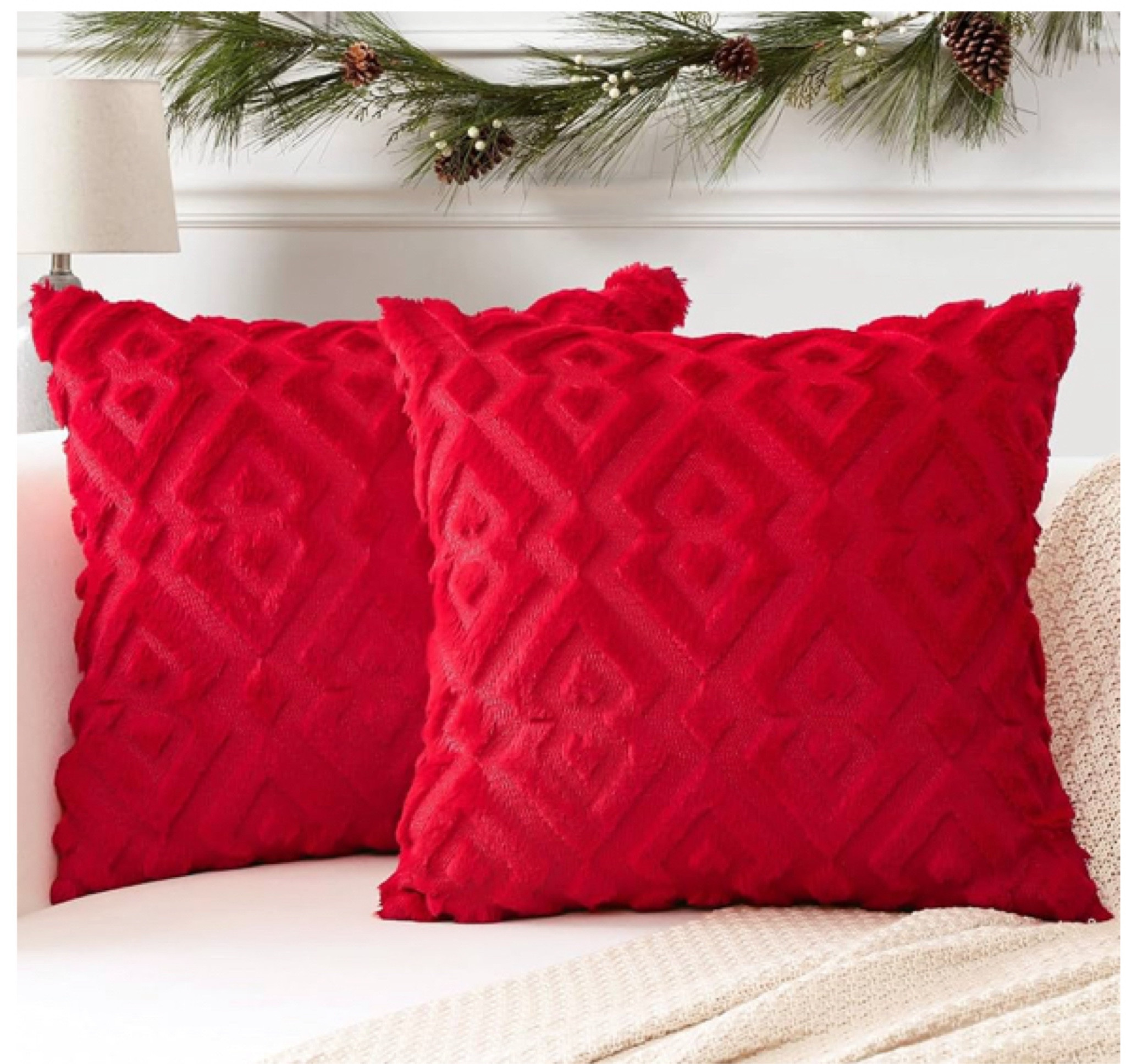 Using #red #pillowcovers in my dining room side chair to make more #christmas #homedecor

#LTKHoliday #LTKHome #LTKSeasonal