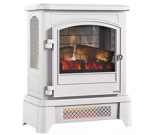 Duraflame Infrared Electric Stove Heater w/ Pedestal Base - QVC.com | QVC