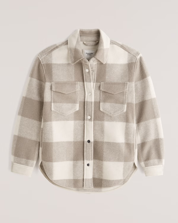 Cozy Shirt Jacket | Abercrombie & Fitch (US)