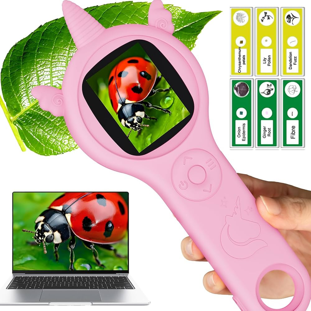 Microscope for Kids, Kids Microscope, Mini Digital Microscope for Kids Educational Science Toys, ... | Amazon (US)
