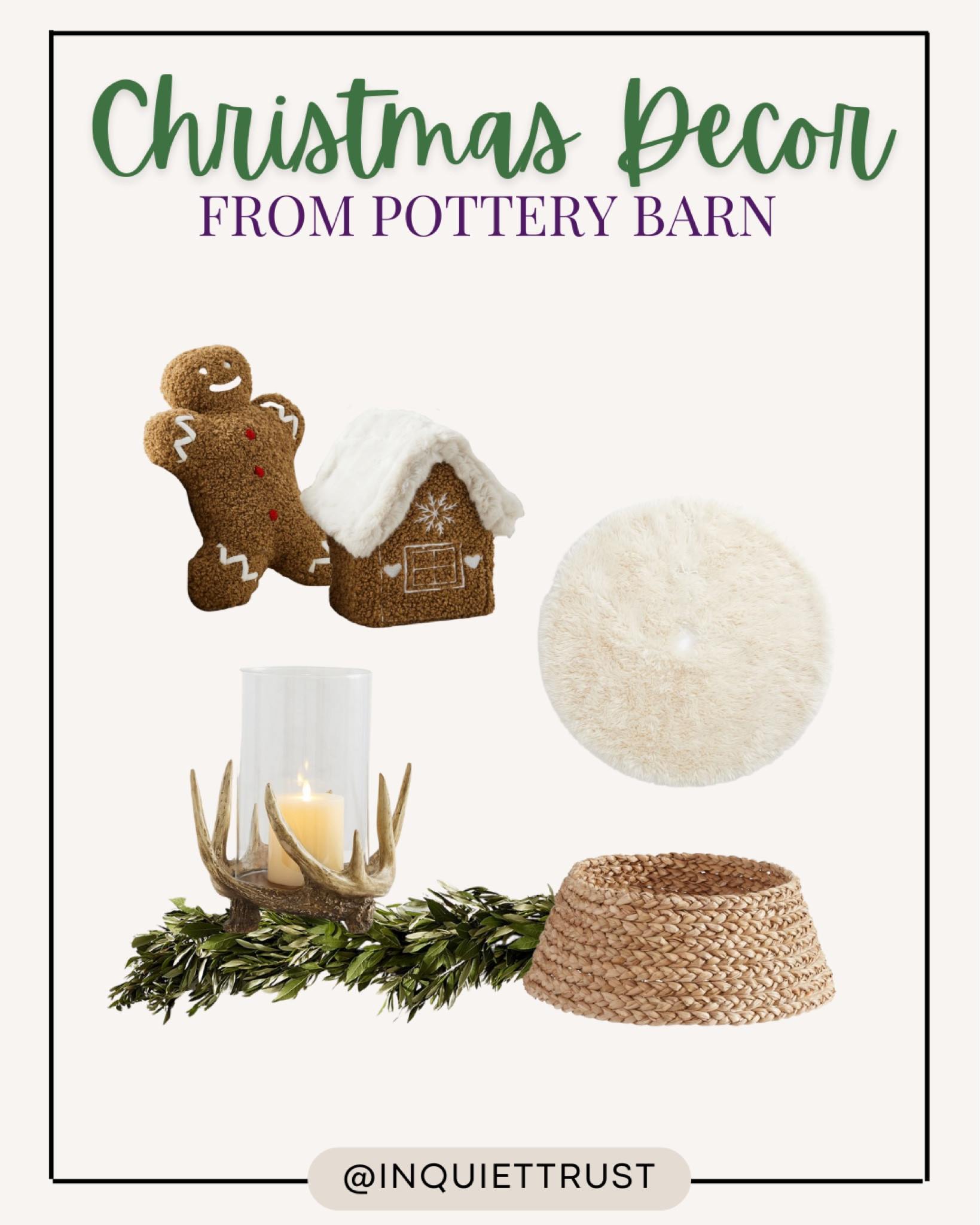 Rustic Christmas decor from Pottery Barn!

#holidaydecorinspo #christmastablescape #holidaydecor #christmasgiftguide

#LTKHoliday #LTKhome #LTKSeasonal