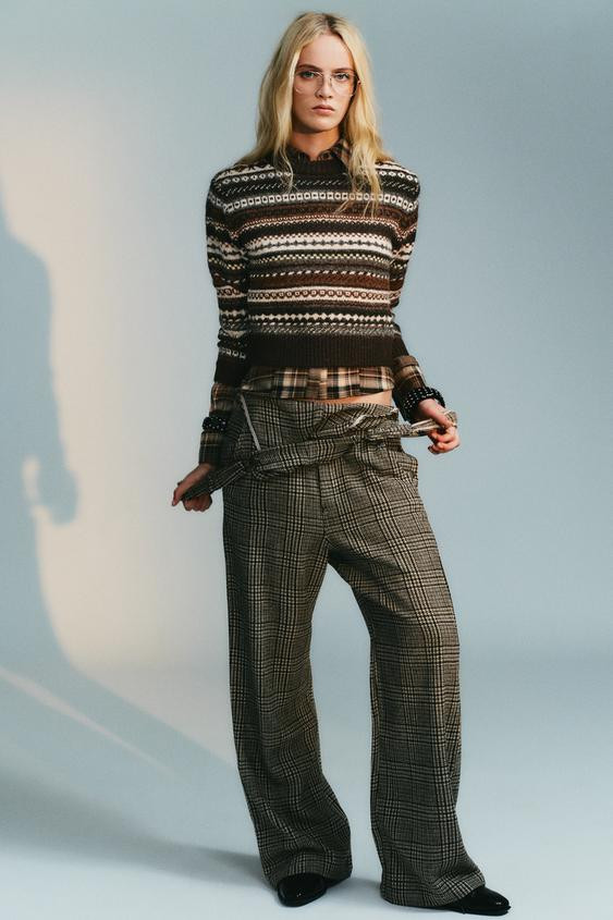 JACQUARD KNIT JUMPER | Zara US