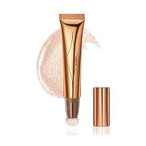 DAGEDA Highlighter Beauty Wand, Shimmer Liquid Face Highlighter, Smooth Creamy Liquid Highlighter... | Amazon (US)