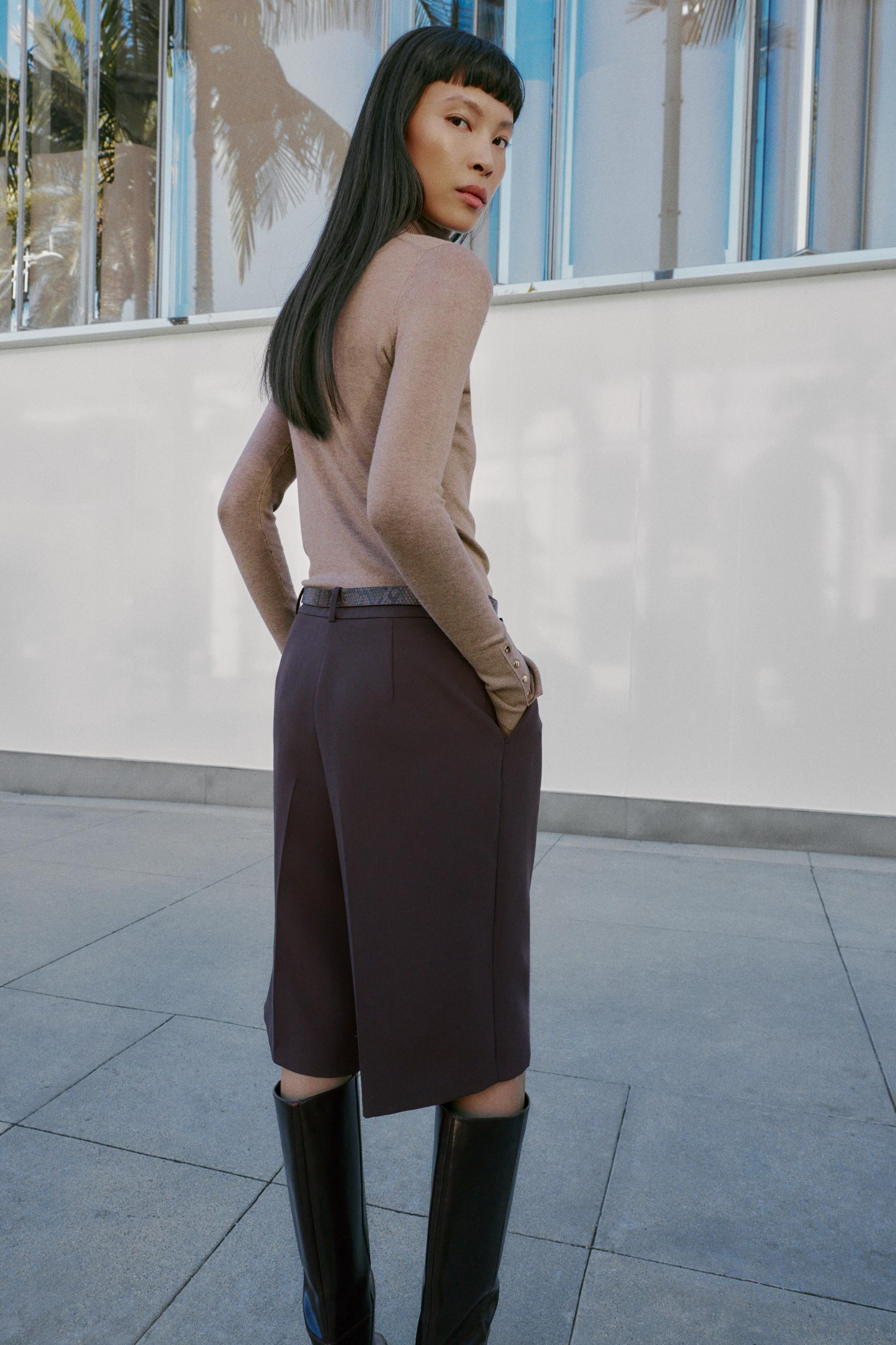 LONG BELTED SHORTS | Zara US