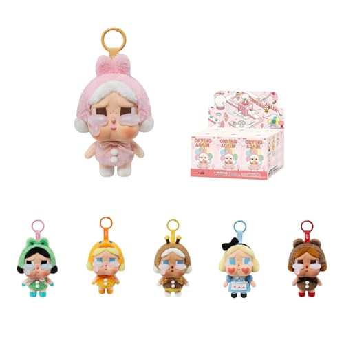 POP MART Crybaby Tears Factory Series - Vinyl face Plush Blind Box, 6PCs Crybaby Blind Box Figures, Random Design Action Figures Collectible Toys Home Decorations, Holiday Birthday Gifts, Whole Set | Amazon (US)