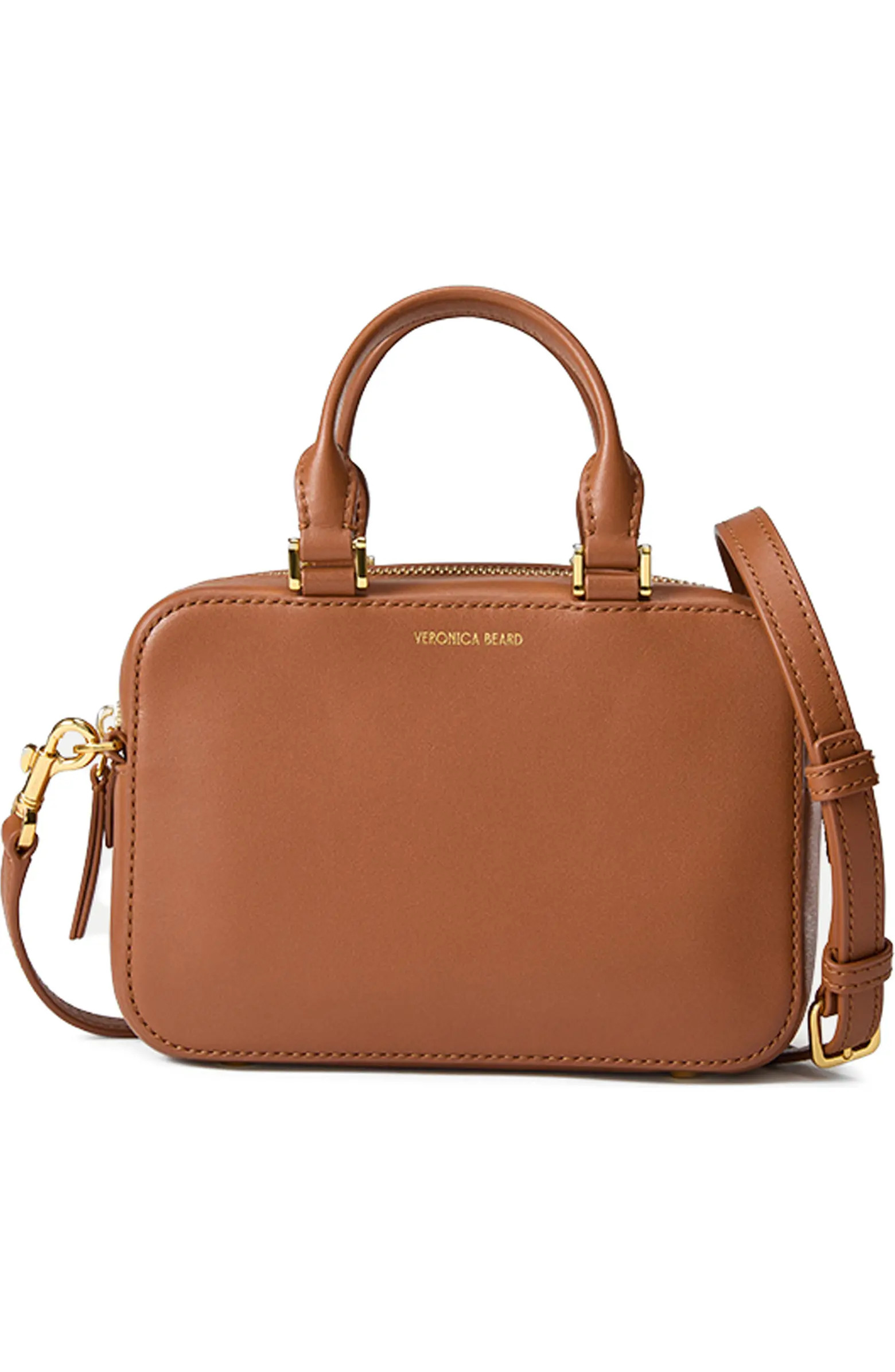 Veronica Beard Boxy Top Handle Leather Bag | Nordstrom | Nordstrom