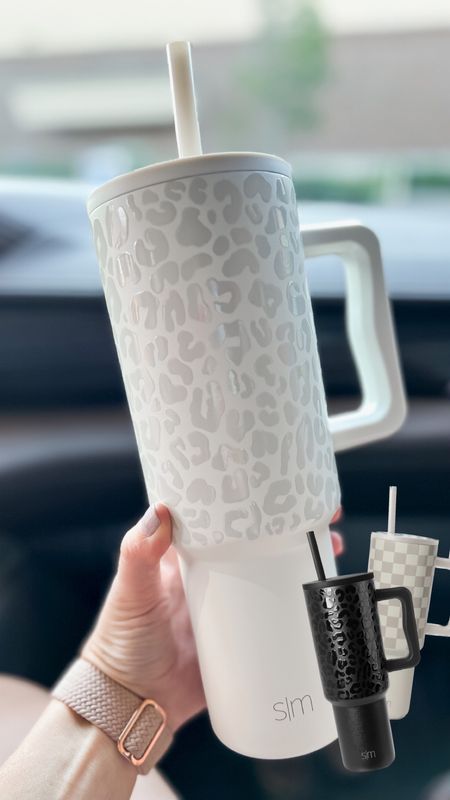 Simple Modern 40 oz tumbler with handle and straw fits in cup holders Stanley alternative dupe white leaopard print so many colors available and only $35! Love this cup! Woven apple watch bands amazon finds and faves teacher gift idea Christmas birthday present stocking stuffer

#LTKFind #LTKBacktoSchool #LTKunder50