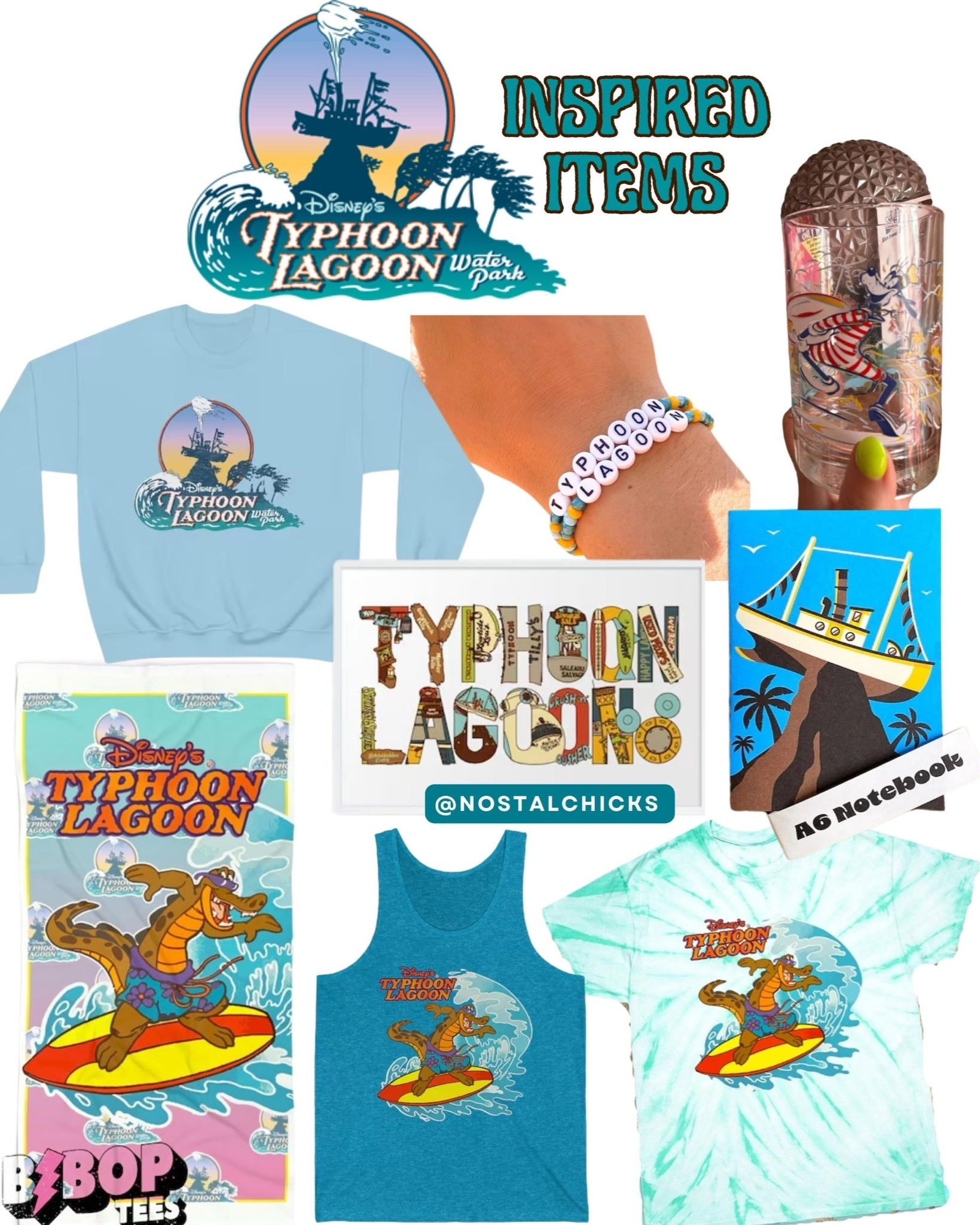 Typhoon Lagoon pieces
#disney #disneystyle #typhoonlagoom