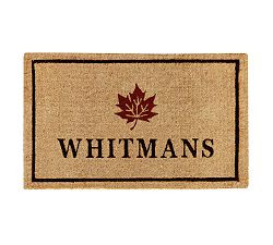 Autumn Leaf Icon Personalized Doormat | Pottery Barn (US)