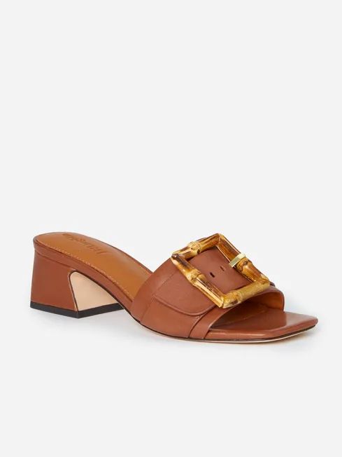 Ninette Leather Block Heels | J.McLaughlin