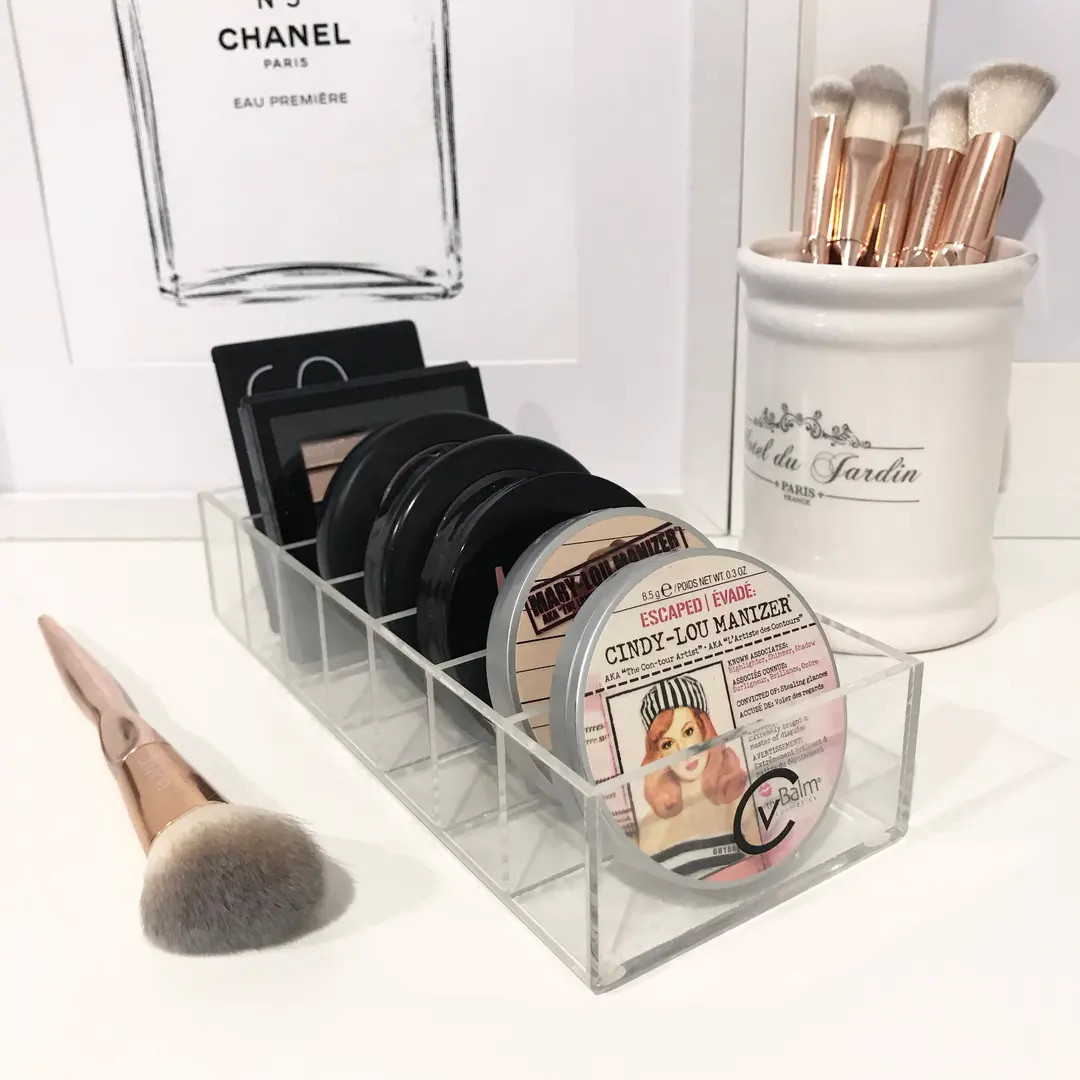 Compact Holder Acrylic Makeup Storage Organiser - Etsy | Etsy (US)