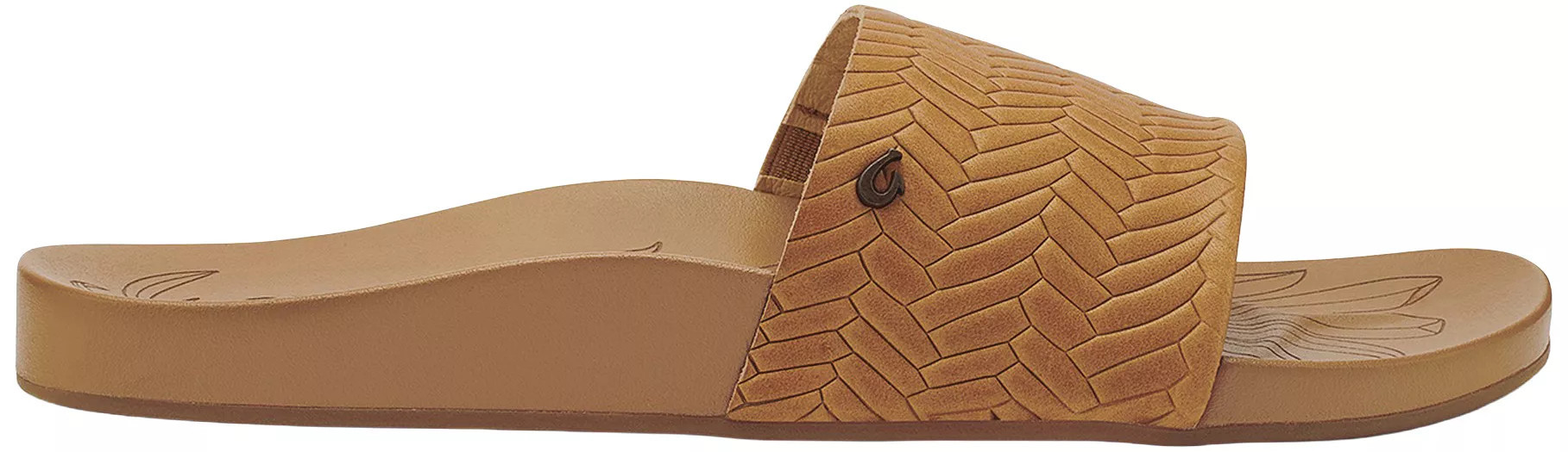 OluKai Women's Kipe'a Pono Slides, Size 10, Sahara/Weave | DICK'S Sporting Goods