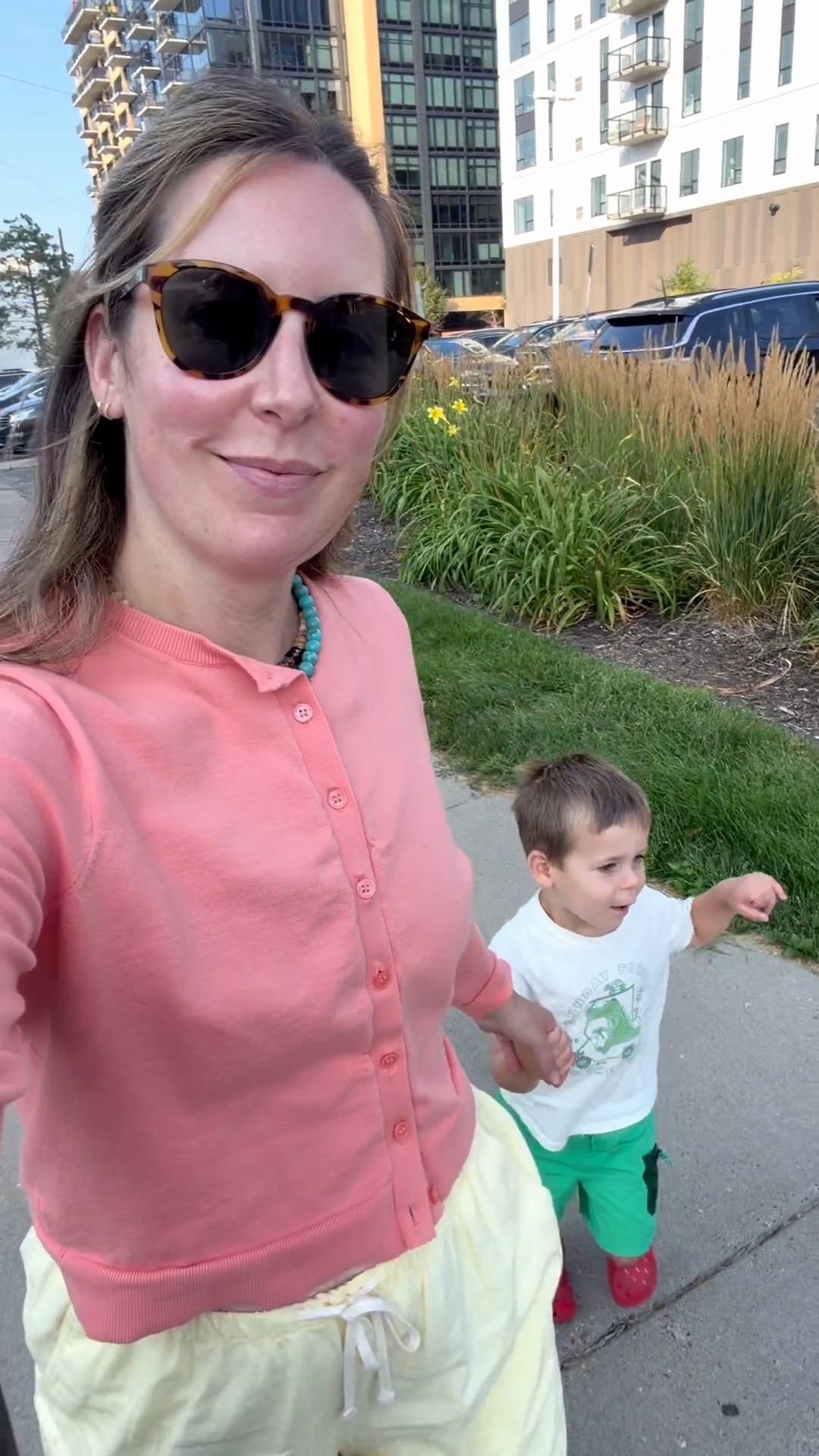 Saturday night in the city !! Celebrating our anniversary with dinner just a couple months late 🙂🍕 So special to bring our kids out to eat at the place where we got married—and the pizza is bomb!

#LTKootd #LTKmomlife #LTKSaleAlert