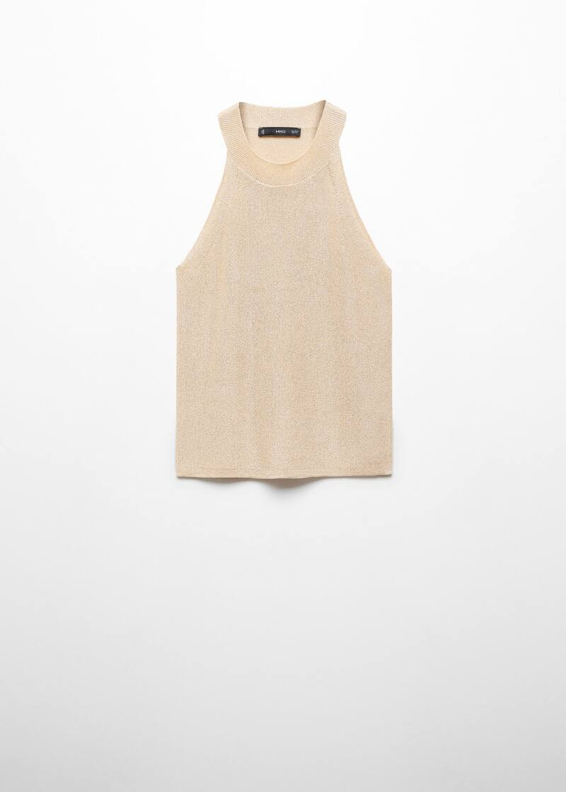 Turtleneck knitted top -  Women | Mango USA | MANGO (US)