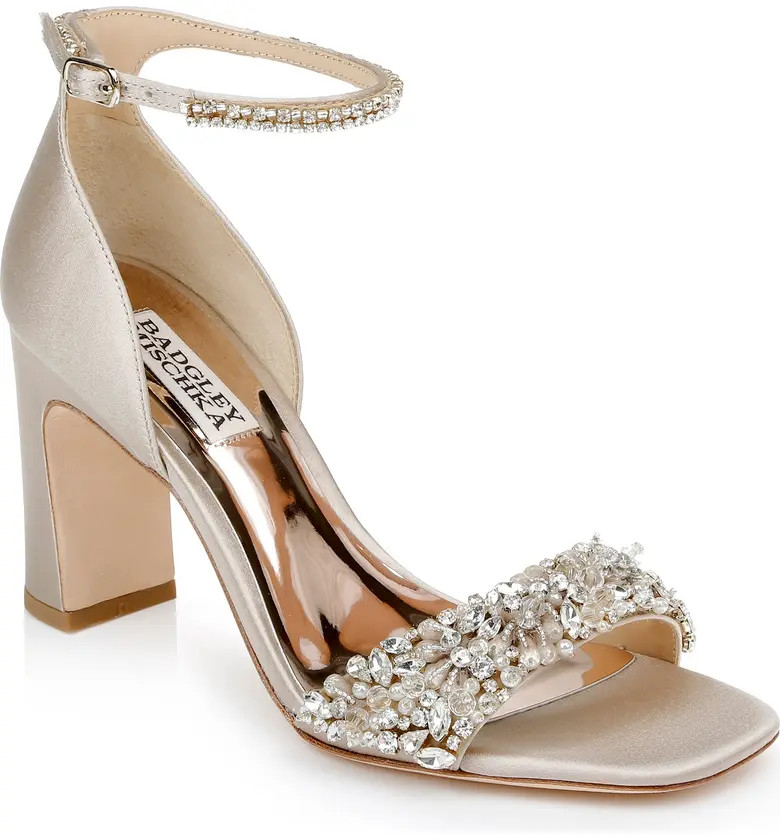 Badgley Mischka Collection Kendall Ankle Strap Sandal | Nordstrom | Nordstrom