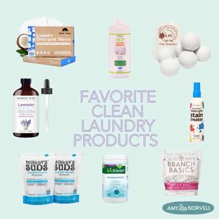 All the Clean Laundry Products I Use #cleanproducts #chemicalfree #laundry

#LTKbaby #LTKfamily #LTKhome
