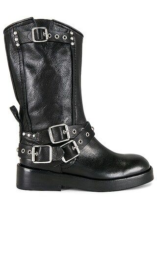 X We The Free Janey Engineer Boot in Black | Revolve Clothing (Global)