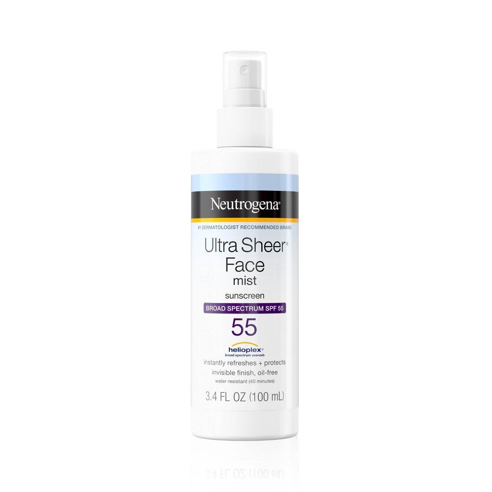 Neutrogena Ultra Sheer Face Mist - SPF 55 - 3.4 fl oz | Target