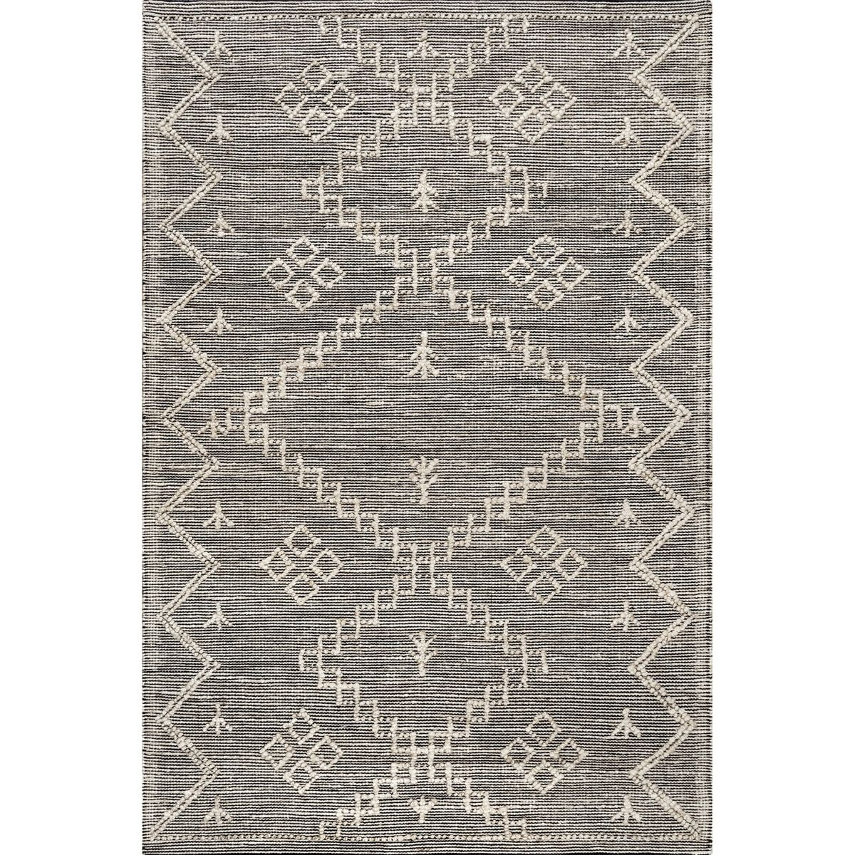 nuLOOM Handmade Moroccan Julianne Jute Area Rug, 9' x 12', Gray | Target