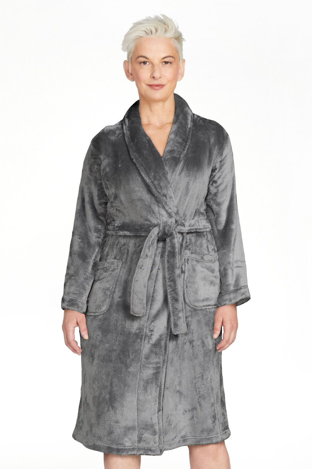 Joyspun Women's Plush Sleep Robe, Size S to 3X | Walmart (US)