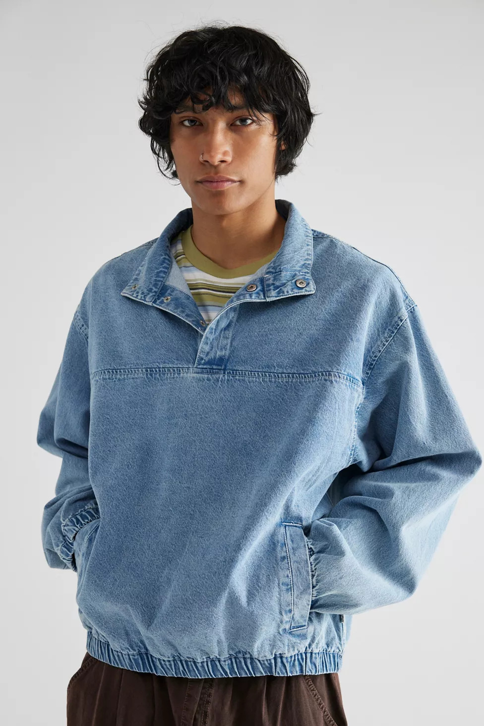 BDG Denim Popover Anorak Jacket | Urban Outfitters (US and RoW)