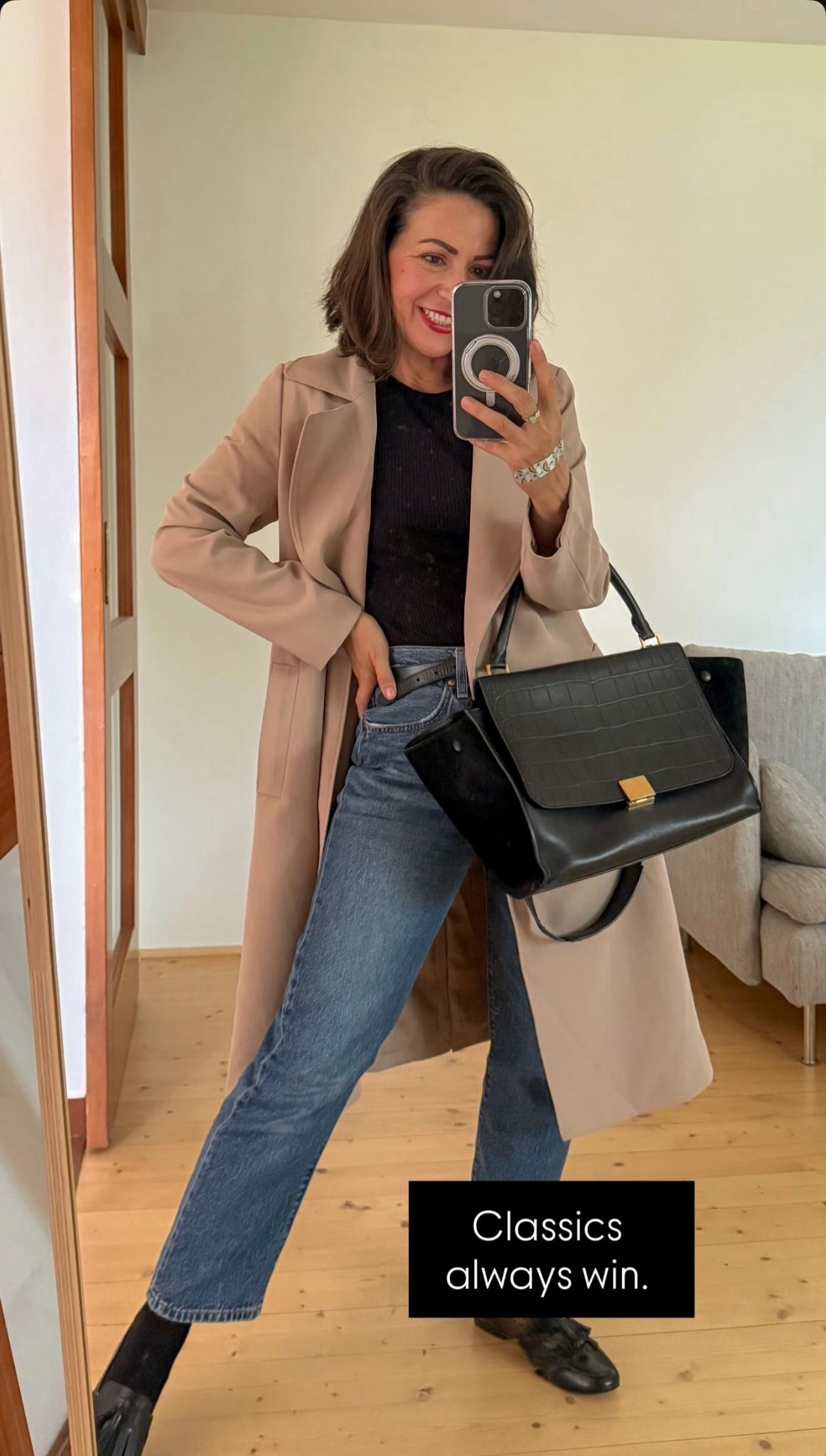 Classic fashion and timeless pieces are always the best investment. 

Best trench coat in my closet, especially for petites: Edited Pieces
Jeans: Levi’s 501 cropped
Belt: Sézane
Loafers: Theory
Bag: Céline



#LTKstyletip #LTKpetite #LTKeurope