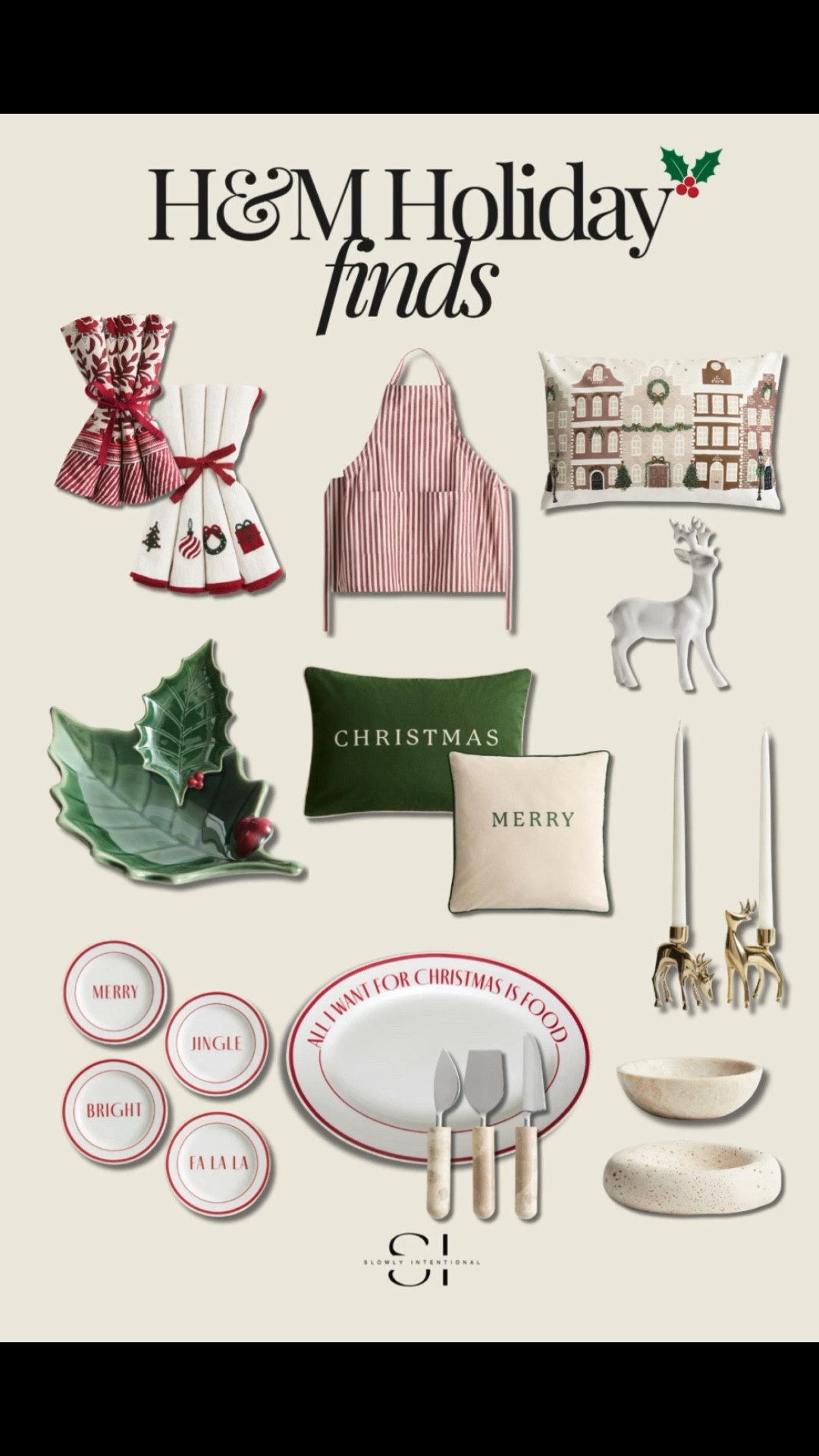 You won’t believe these are all from H&M Home! From the cutest holiday pillows to the most charming kitchen towels and serving pieces—this collection feels festive but still timeless. I love how cozy and intentional these pieces make my home feel without overspending.

#LTKHome #LTKSeasonal