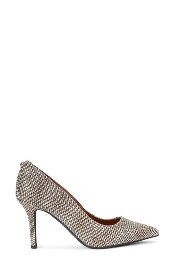 Kurt Geiger London Kensington Flexi Pointed Toe Pump in Dark Beige at Nordstrom Rack, Size 9.5Us / 40.5Eu | Nordstrom Rack