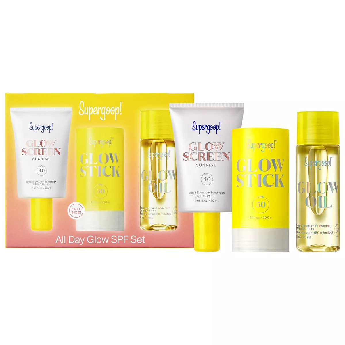 Supergoop! All Day Glow SPF Set | Kohl's
