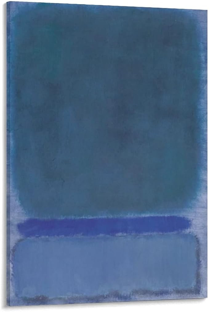 Green on Blue 1968 by Mark Rothko Print On Canvas Poster Scroll Wall Art Picture Family Home Deco... | Amazon (US)
