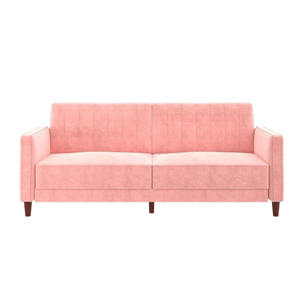 Isabella Tufted Transitional Futon Pink - Room & Joy, Adult Unisex | Target