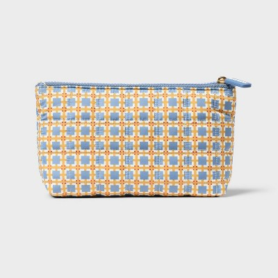 Sonia Kashuk™ Small Makeup Bag - Blue/Yellow Quilted | Target