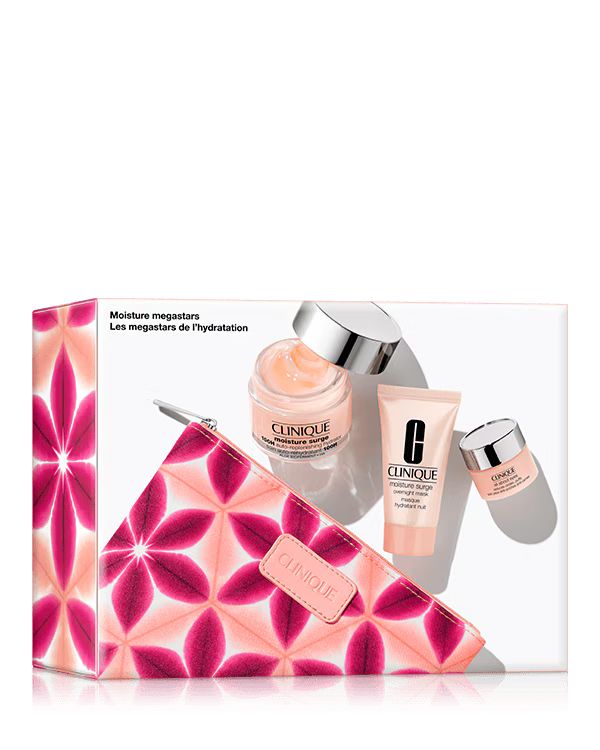 Moisture Megastars Skincare Set5/5(5)Read Reviewshow does it workThree hydration heroes in one re... | Clinique (US)