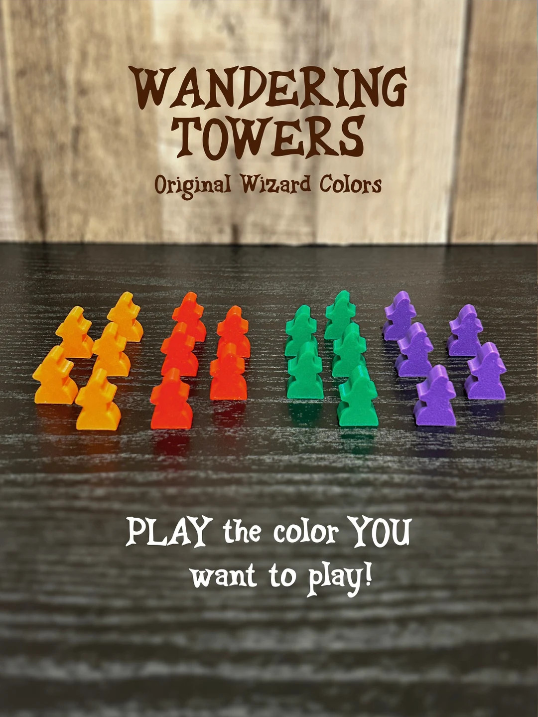 Wandering Towers: Original Wizard Colors - Board Game Upgrades - Board Game Accessories - Etsy | Etsy (US)