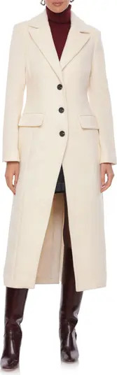 Avec Les Filles Cutaway Tailored Maxi Coat | Nordstrom | Nordstrom